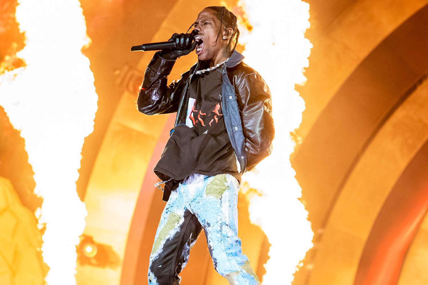 Travis Scott performs at Astroworld 2021 