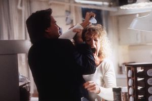 FATAL ATTRACTION, Michael Douglas, Glenn Close, 1987.